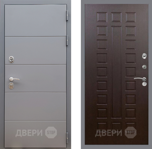 Входная металлическая Дверь Стоп АРТ ГРАФИТ ФЛ-183 Венге в Голицыно