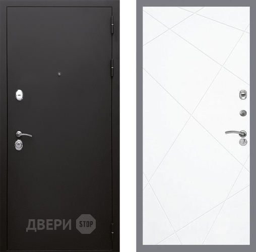 Входная металлическая Дверь Стоп КЛАССИК Шагрень ФЛ-291 Силк Сноу в Голицыно