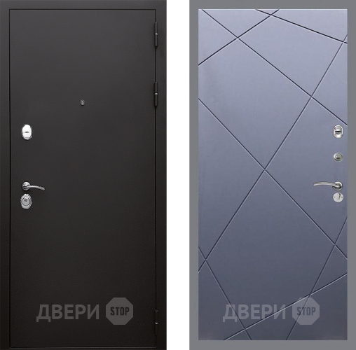 Входная металлическая Дверь Стоп КЛАССИК Шагрень ФЛ-291 Силк титан в Голицыно