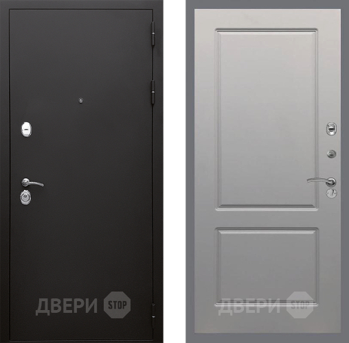 Входная металлическая Дверь Стоп КЛАССИК Шагрень ФЛ-117 Грей софт в Голицыно