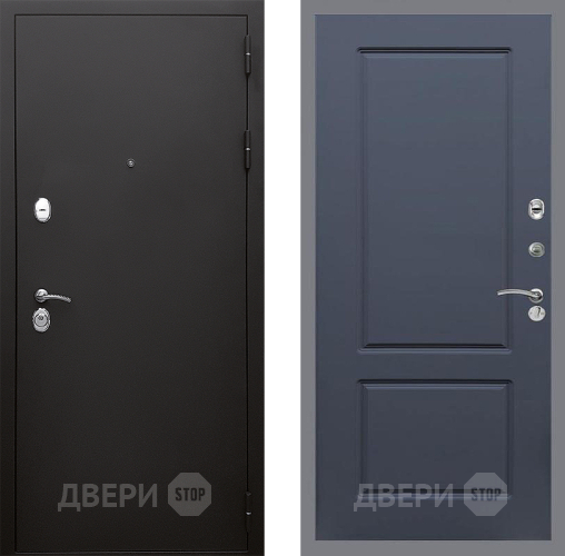 Входная металлическая Дверь Стоп КЛАССИК Шагрень ФЛ-117 Силк титан в Голицыно