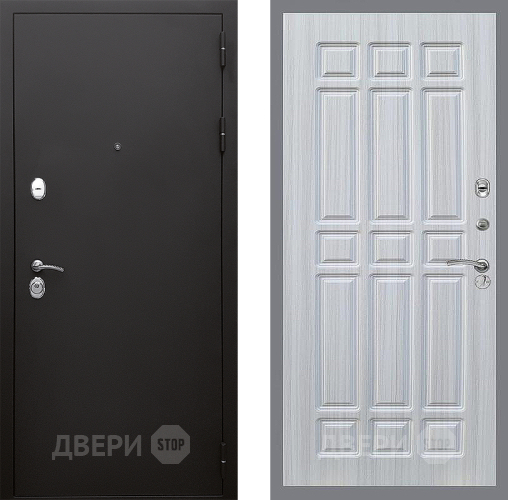Входная металлическая Дверь Стоп КЛАССИК Шагрень ФЛ-33 Сандал белый в Голицыно