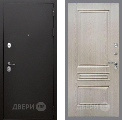 Входная металлическая Дверь Стоп КЛАССИК Шагрень ФЛ-243 Беленый дуб в Голицыно