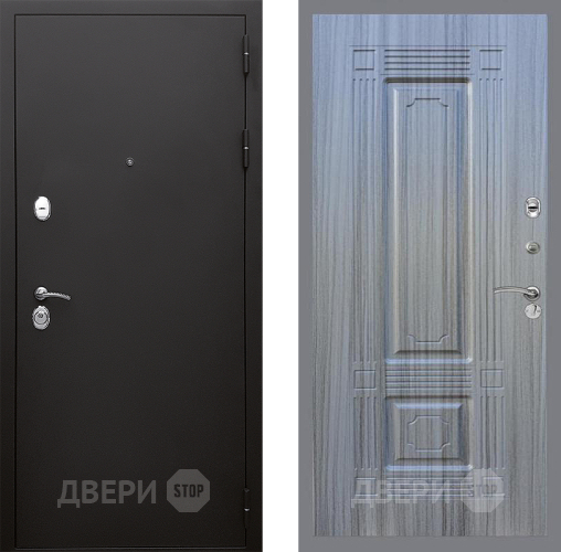 Входная металлическая Дверь Стоп КЛАССИК Шагрень ФЛ-2 Сандал грей в Голицыно