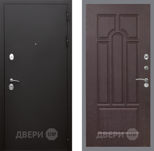 Входная металлическая Дверь Стоп КЛАССИК Шагрень ФЛ-58 Венге в Голицыно