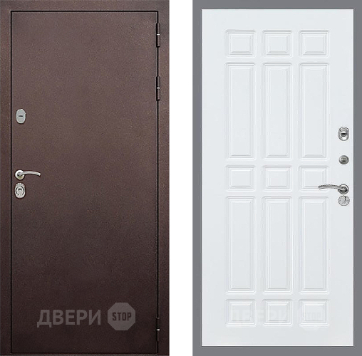 Входная металлическая Дверь Стоп КЛАССИК Медь ФЛ-33 Силк Сноу в Голицыно