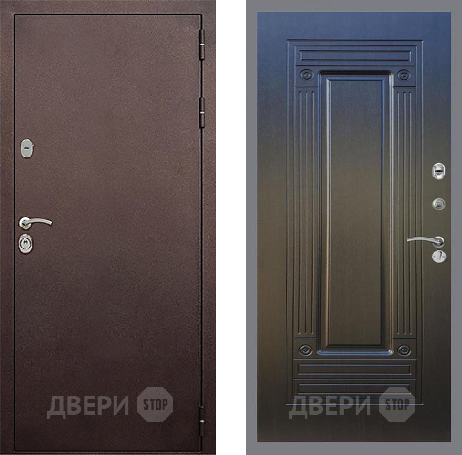 Входная металлическая Дверь Стоп КЛАССИК Медь ФЛ-4 Венге в Голицыно
