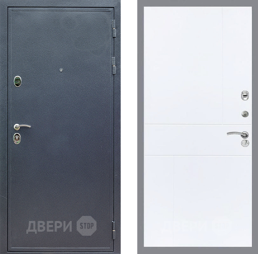 Входная металлическая Дверь Стоп СИЛЬВЕР ФЛ-290 Силк Сноу в Голицыно