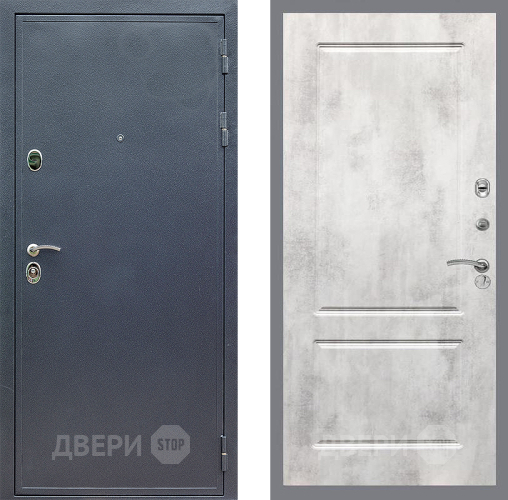 Дверь Стоп СИЛЬВЕР ФЛ-117 Бетон светлый в Голицыно