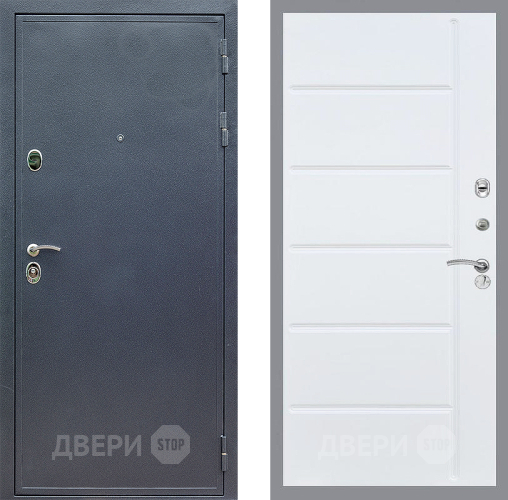 Входная металлическая Дверь Стоп СИЛЬВЕР ФЛ-102 Белый ясень в Голицыно