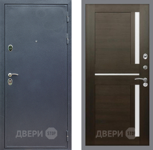 Входная металлическая Дверь Стоп СИЛЬВЕР СБ-18 Венге в Голицыно