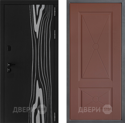 Дверь Дверной континент ДК-12 ФЛ-617 Ясень шоколадный в Голицыно