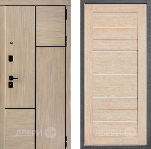 Входная металлическая Дверь Дверной континент ДК-14 ФЛ-46 Капучино в Голицыно