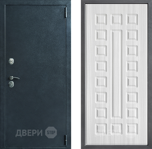 Входная металлическая Дверь Дверной континент ДК-70 Дизайн ФЛ-183 Сандал белый в Голицыно