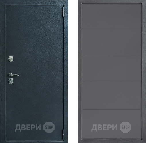 Входная металлическая Дверь Дверной континент ДК-70 Дизайн ФЛ-649 Графит софт в Голицыно