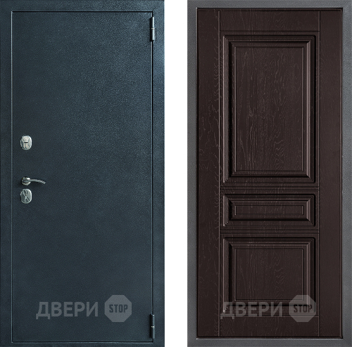 Входная металлическая Дверь Дверной континент ДК-70 Дизайн ФЛ-243 Дуб шоколадный в Голицыно