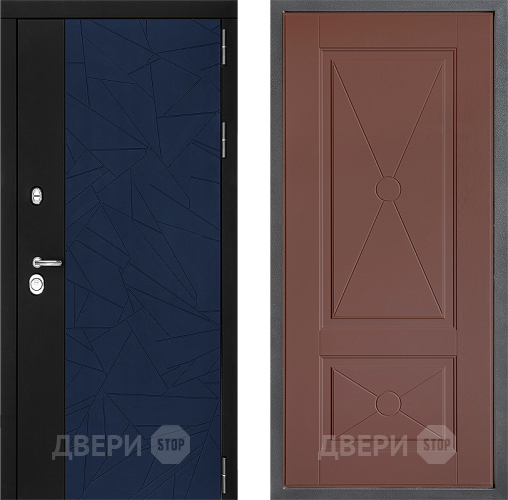 Дверь Дверной континент ДК-9 ФЛ-617 Ясень шоколадный в Голицыно