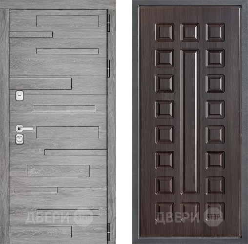 Входная металлическая Дверь Дверной континент ДК-10 ФЛ-183 Венге в Голицыно
