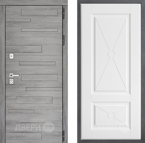 Входная металлическая Дверь Дверной континент ДК-10 ФЛ-617 Софт милк в Голицыно