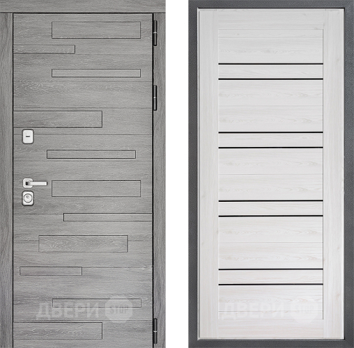 Входная металлическая Дверь Дверной континент ДК-10 ФЛ-49 Сосна белая в Голицыно