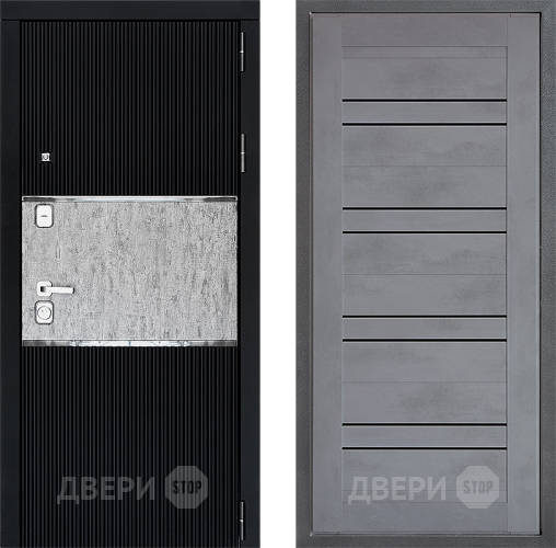 Входная металлическая Дверь Дверной континент ДК-13 ФЛ-49 Бетон серый в Голицыно