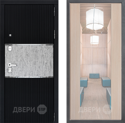 Дверь Дверной континент ДК-13 ФЛЗ-1 Зеркало Капучино в Голицыно