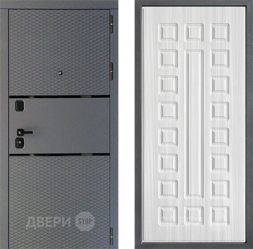 Входная металлическая Дверь Дверной континент Диамант Дизайн ФЛ-183 Сандал белый в Голицыно