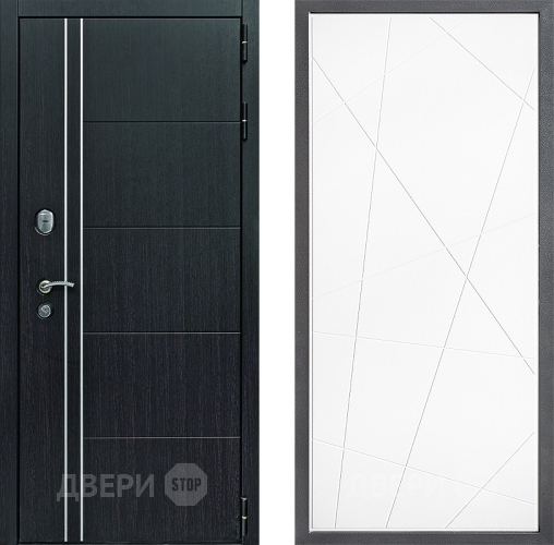 Входная металлическая Дверь Дверной континент Теплолюкс Дизайн ФЛ-655 Белый софт в Голицыно