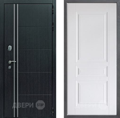 Входная металлическая Дверь Дверной континент Теплолюкс Дизайн ФЛ-243 Альберо Браш серебро в Голицыно