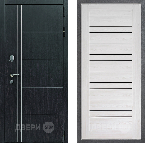 Входная металлическая Дверь Дверной континент Теплолюкс Дизайн ФЛ-49 Сосна белая в Голицыно