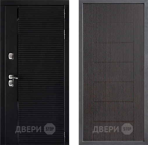 Входная металлическая Дверь Дверной континент ДК-1 ФЛ-Лайн Венге в Голицыно