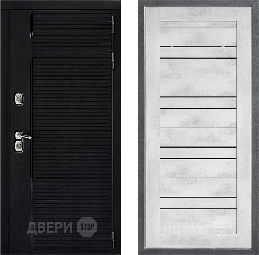 Входная металлическая Дверь Дверной континент ДК-1 ФЛ-49 Бетон снежный в Голицыно