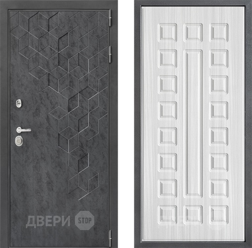 Входная металлическая Дверь Дверной континент ДК-3/713 ФЛ-183 Сандал белый в Голицыно