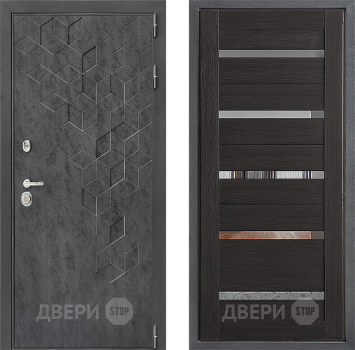 Входная металлическая Дверь Дверной континент ДК-3/713 ФЛ-47 Венге в Голицыно