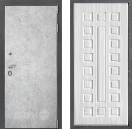 Входная металлическая Дверь Дверной континент ДК-3/743 ФЛ-183 Сандал белый в Голицыно