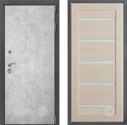 Входная металлическая Дверь Дверной континент ДК-3/743 ФЛ-47 Капучино в Голицыно