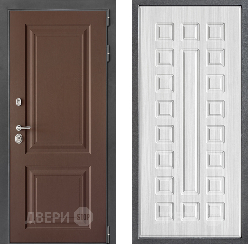 Входная металлическая Дверь Дверной континент ДК-3/729 ФЛ-183 Сандал белый в Голицыно