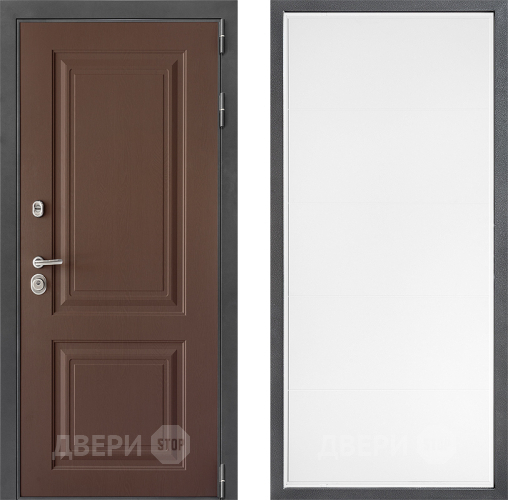 Входная металлическая Дверь Дверной континент ДК-3/729 ФЛ-649 Белый софт в Голицыно