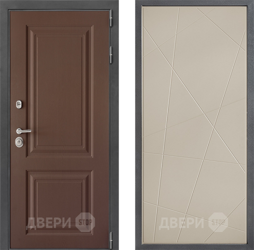 Входная металлическая Дверь Дверной континент ДК-3/729 ФЛ-655 Капучино в Голицыно