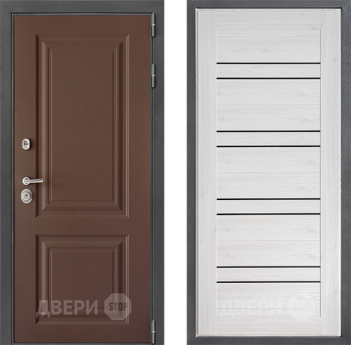 Входная металлическая Дверь Дверной континент ДК-3/729 ФЛ-49 Сосна белая в Голицыно