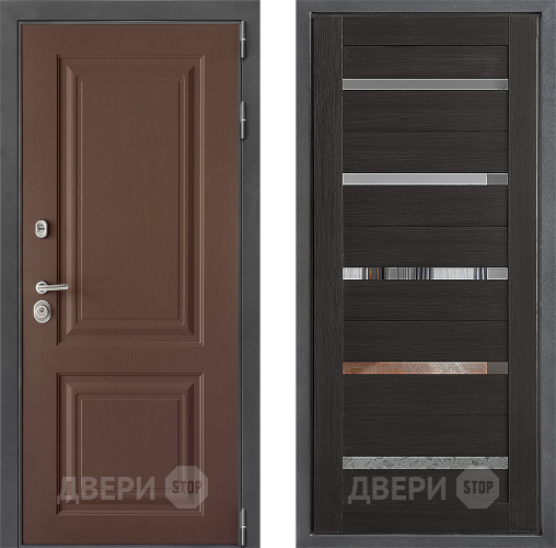 Входная металлическая Дверь Дверной континент ДК-3/729 ФЛ-47 Венге в Голицыно