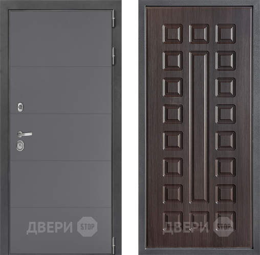 Входная металлическая Дверь Дверной континент ДК-3/649 ФЛ-183 Венге в Голицыно