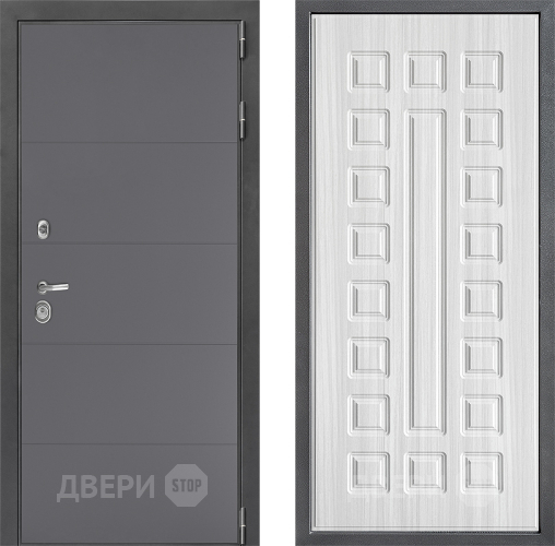 Входная металлическая Дверь Дверной континент ДК-3/649 ФЛ-183 Сандал белый в Голицыно