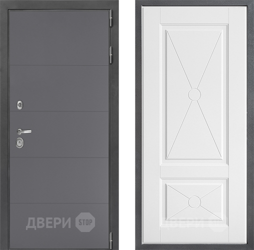 Входная металлическая Дверь Дверной континент ДК-3/649 ФЛ-617 Софт милк в Голицыно
