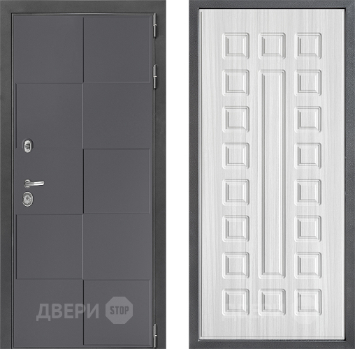 Входная металлическая Дверь Дверной континент ДК-3/606 ФЛ-183 Сандал белый в Голицыно