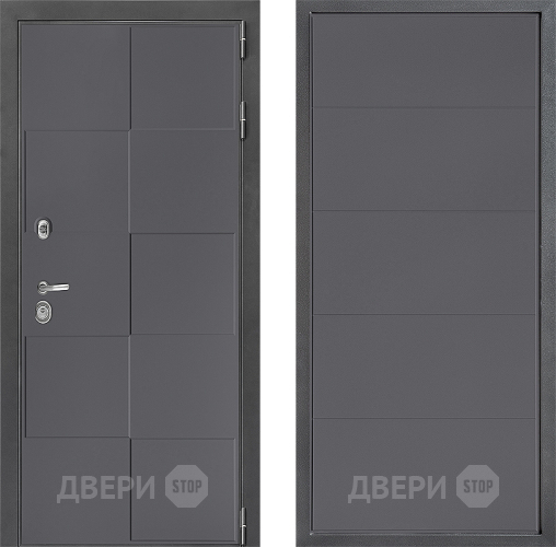 Входная металлическая Дверь Дверной континент ДК-3/606 ФЛ-649 Графит софт в Голицыно