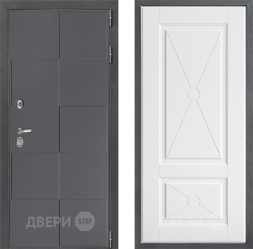 Входная металлическая Дверь Дверной континент ДК-3/606 ФЛ-617 Софт милк в Голицыно