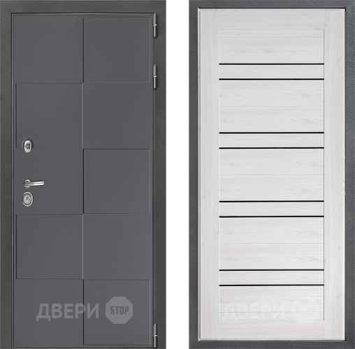 Входная металлическая Дверь Дверной континент ДК-3/606 ФЛ-49 Сосна белая в Голицыно