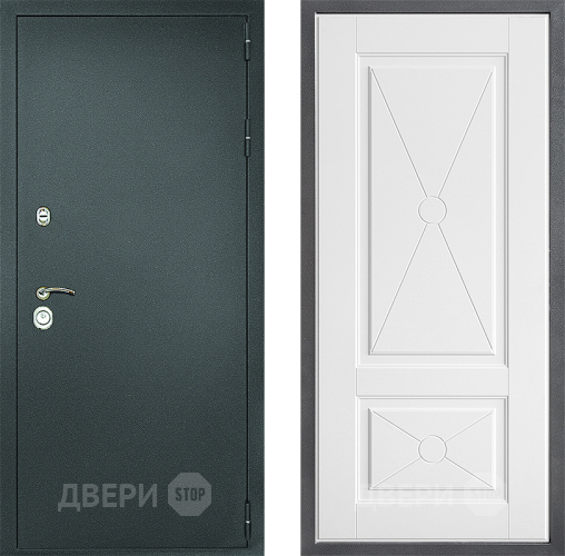 Входная металлическая Дверь Дверной континент Рубикон Серебро Дизайн ФЛ-617 Софт милк в Голицыно