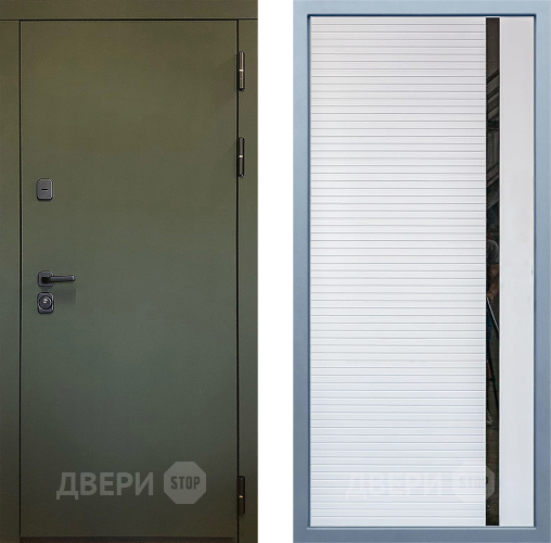 Входная металлическая Дверь Дива МД-61 МХ-45 Белый матовый в Голицыно